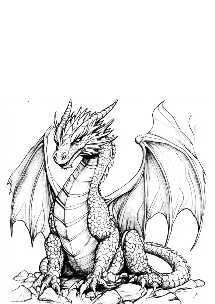 ausmalbild-Drachen7