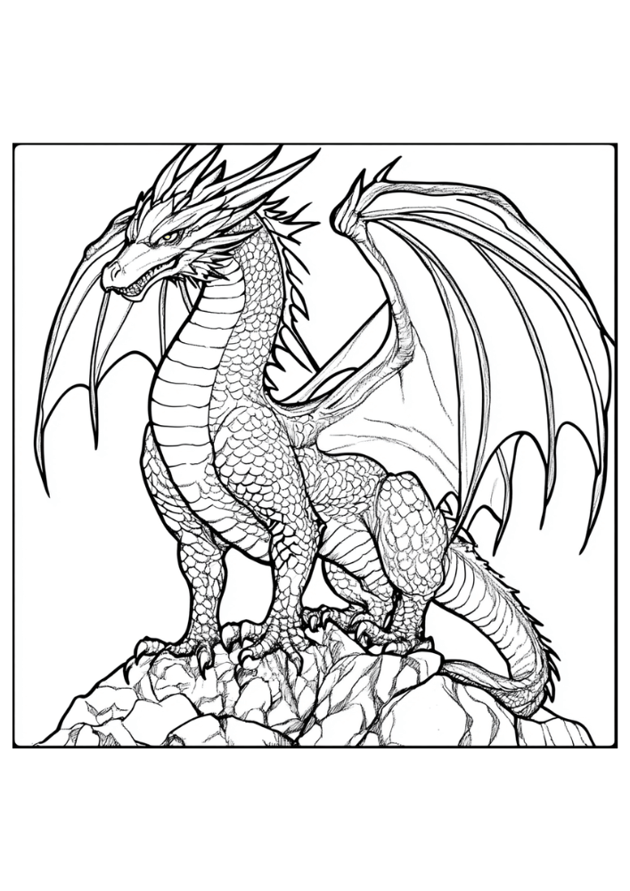 ausmalbild-Drachen8